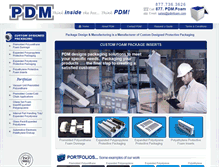 Tablet Screenshot of pdmfoam.com